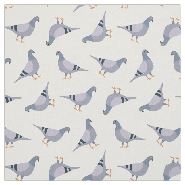 Tissu Grey Pigeons (Échantillon)