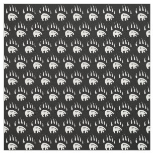 Tissu Griffes d'Ours Tissu d'Art Tribal Ours