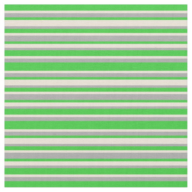 Tissu Grillades vert citron, bisque et gris foncé (Fermer)