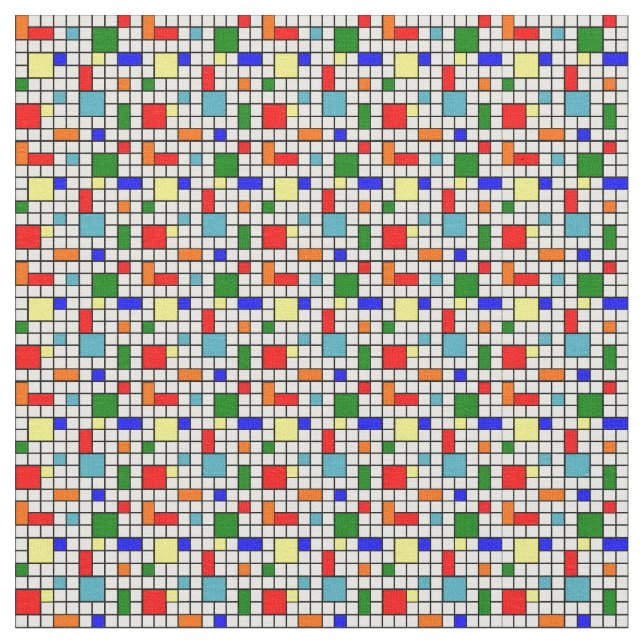 Tissu Grille Bauhaus (Fermer)