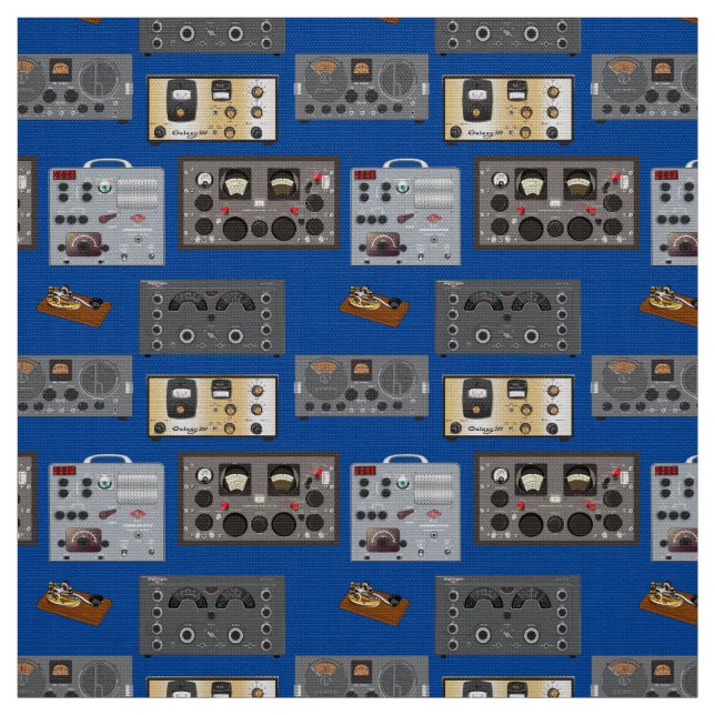 Tissu Grille de radios de jambon classique (Échantillon)