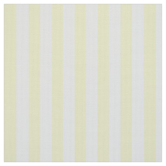 Tissu Grilles verticales jaune et blanc citron (Échantillon)