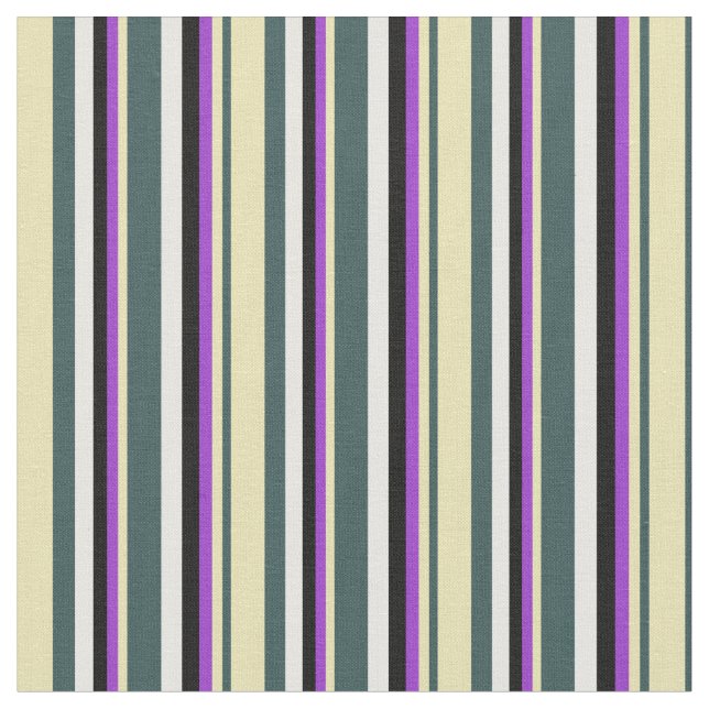 Tissu Gris Ardoise Foncé, Tan, Orchidée Foncé, Noir & Bl (Fermer)