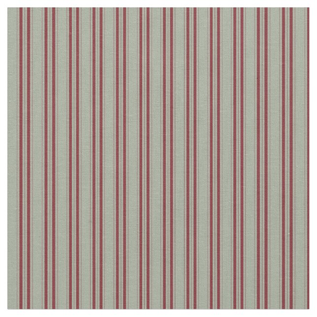 Tissu Gris Avec Bandes Maroon (Fermer)