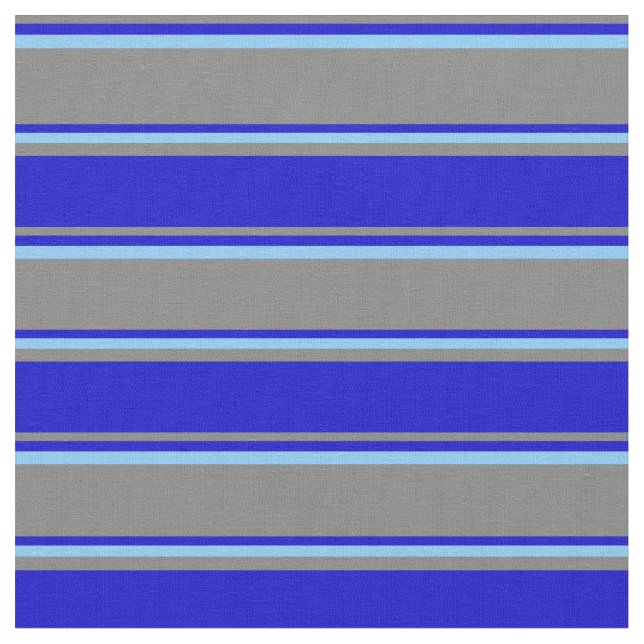 Tissu Gris, Bleu & Ciel clair Bleu Gris (Fermer)