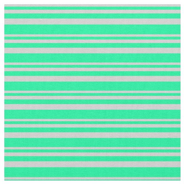 Tissu Gris clair et Motif vert (Fermer)