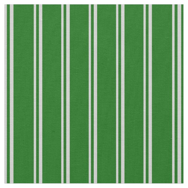 Tissu Gris clair et Motif vert foncé (Fermer)