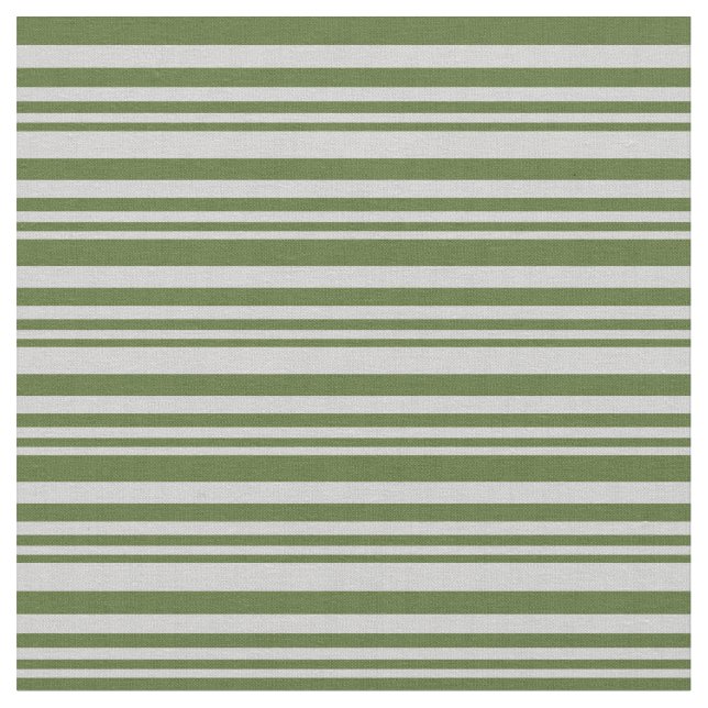 Tissu Gris clair et Motif vert foncé (Fermer)