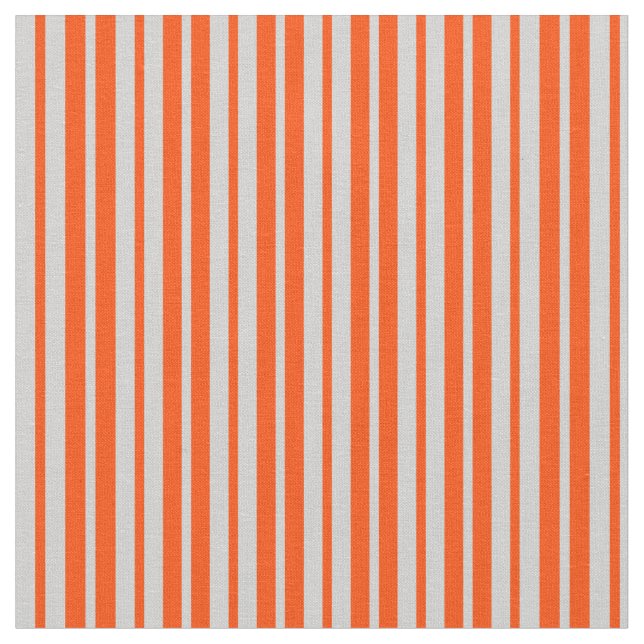 Tissu Gris clair et rouge Motif de rayures (Fermer)