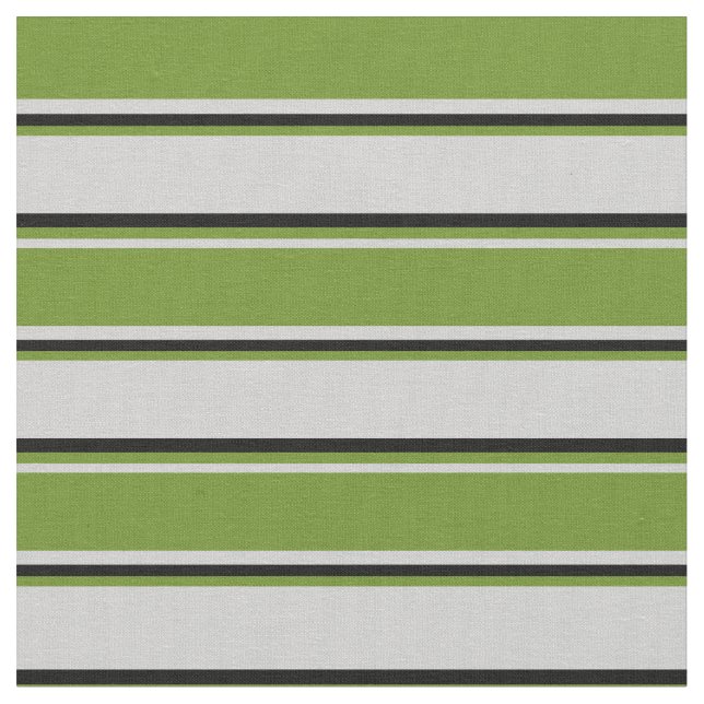 Tissu Gris clair, vert et noir (Fermer)