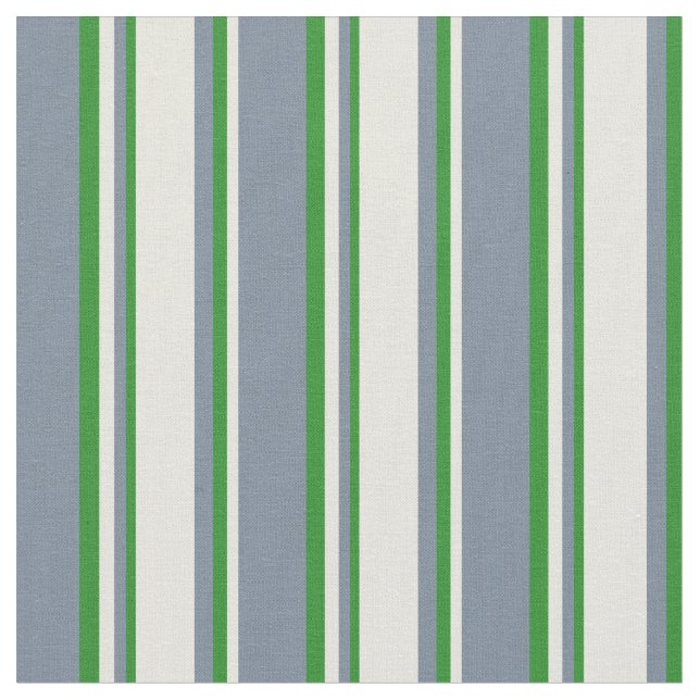 Tissu Gris d'ardoise claire, beige et vert forêt (Fermer)