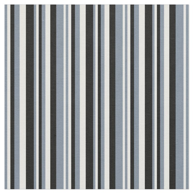 Tissu Gris d'ardoise claire, blanc et noir (Fermer)