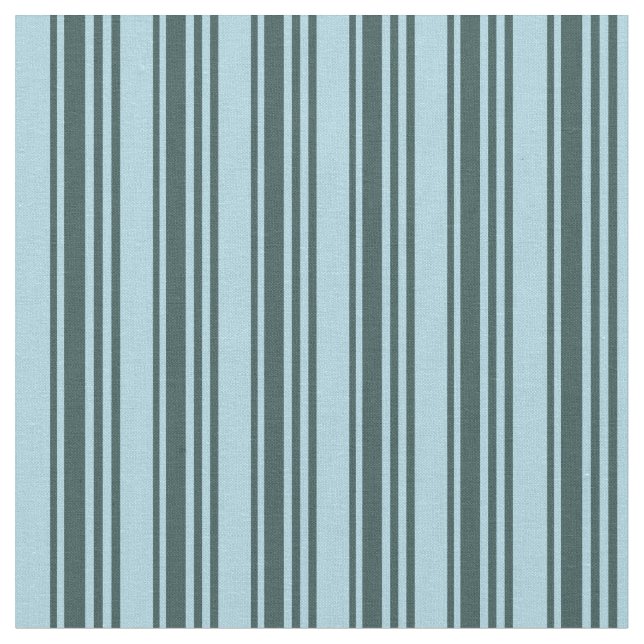 Tissu Gris d'ardoise foncée et bandes bleu clair (Fermer)