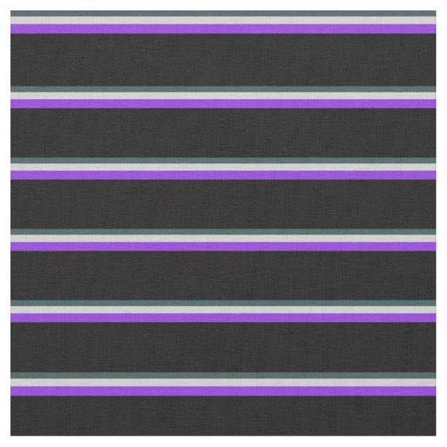 Tissu Gris d'ardoise foncée, gris clair, pourpre et noir (Fermer)