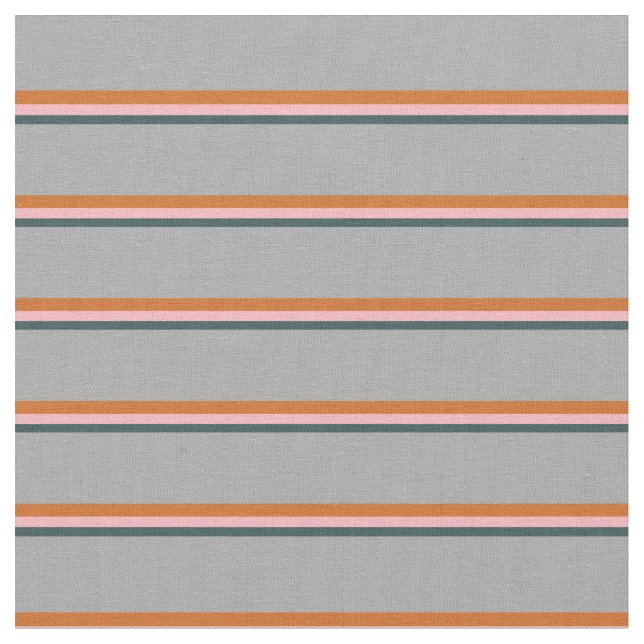 Tissu Gris d'ardoise foncée, rose pâle, chocolat et gris (Fermer)