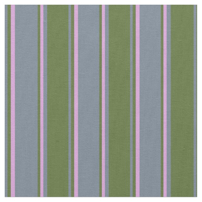 Tissu Gris d'ardoise, vert d'olive foncé et couleur prun (Fermer)