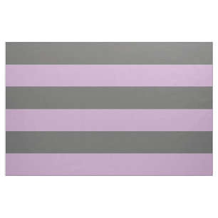 Tissu Gris de charbon de bois et Gris violet Grandes ray