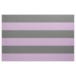 Tissu Gris de charbon de bois et Gris violet Grandes ray