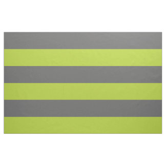 Tissu Gris de charbon et Gris vert Grandes rayures Grand