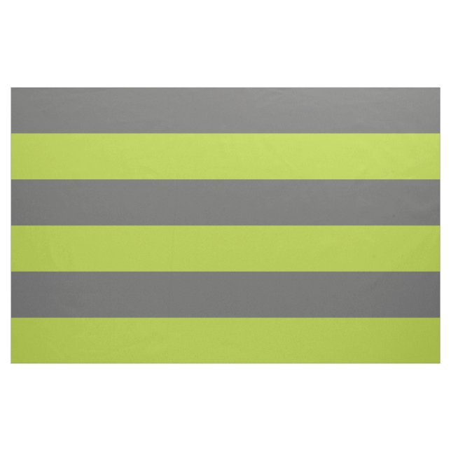 Tissu Gris de charbon et Gris vert Grandes rayures Grand (Yard)