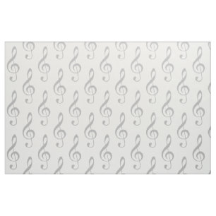 Tissu gris de motif de clef triple