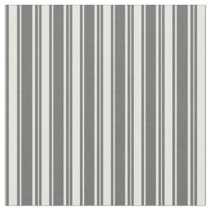 Tissu Gris Dim & Crème de Monnaie Gris Gris