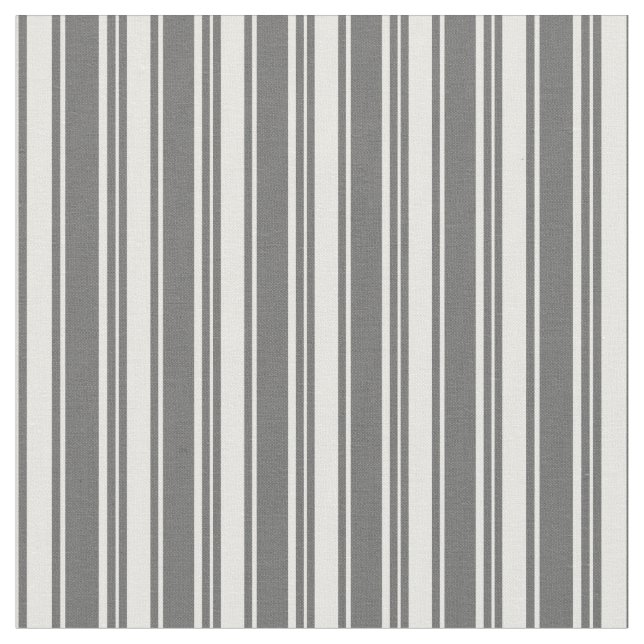 Tissu Gris Dim & Crème de Monnaie Gris Gris (Fermer)