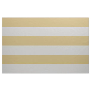 Tissu Gris et or Gris Grandes bandes Grande échelle
