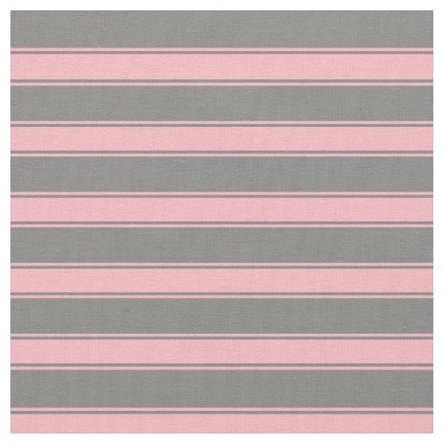 Tissu Gris et rose pâle Lignes/Grilles Motif (Fermer)