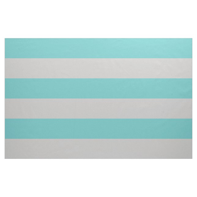 Tissu Gris et turquoise Gris Grandes échelles (Yard)