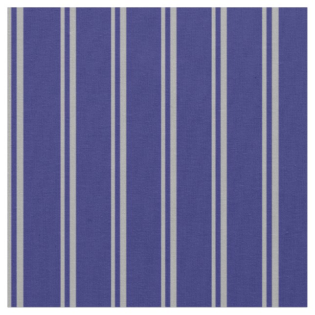 Tissu Gris foncé et Motif bleu nuit (Fermer)