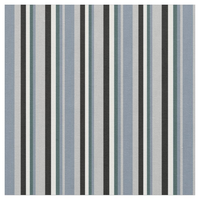 Tissu Gris, Gris d'ardoise, Crème de menthe et noir (Fermer)