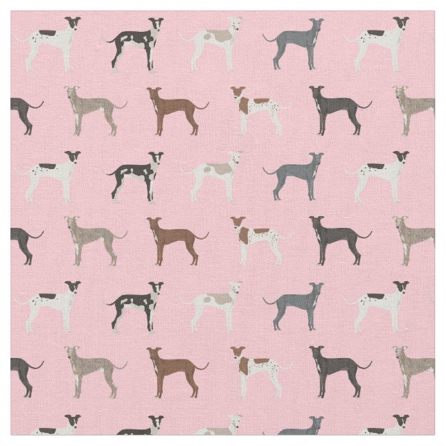 tissu gris italien rose (Fermer)