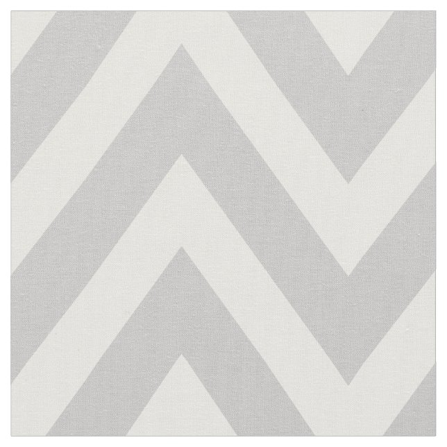Tissu Gris moderne Chevron Grande échelle (Fermer)