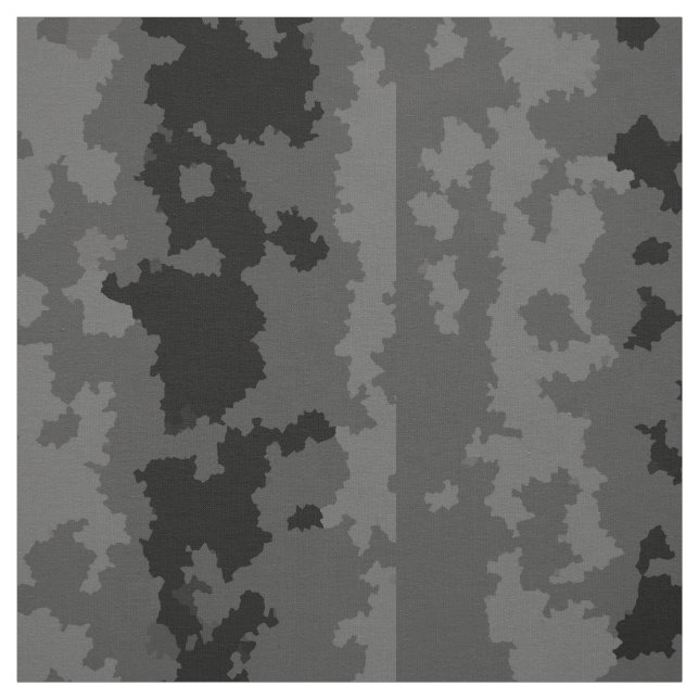 Tissu Gris Noir Motif Abstrait Irrégulier Design  (Échantillon)