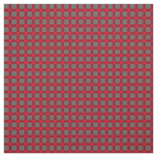 Tissu gris rouge motif écossais sans à damiers