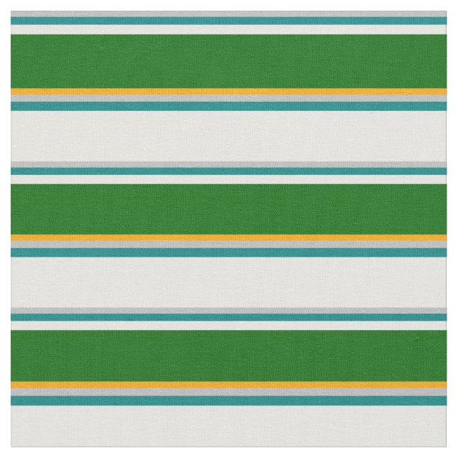 Tissu Gris, Turquoise, crème à la menthe, vert foncé et  (Fermer)