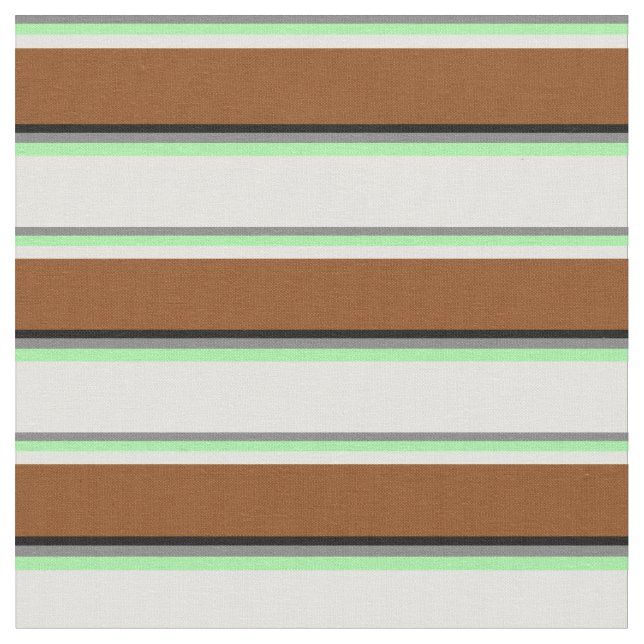 Tissu Gris, vert, cyan clair, Brown et noir (Fermer)