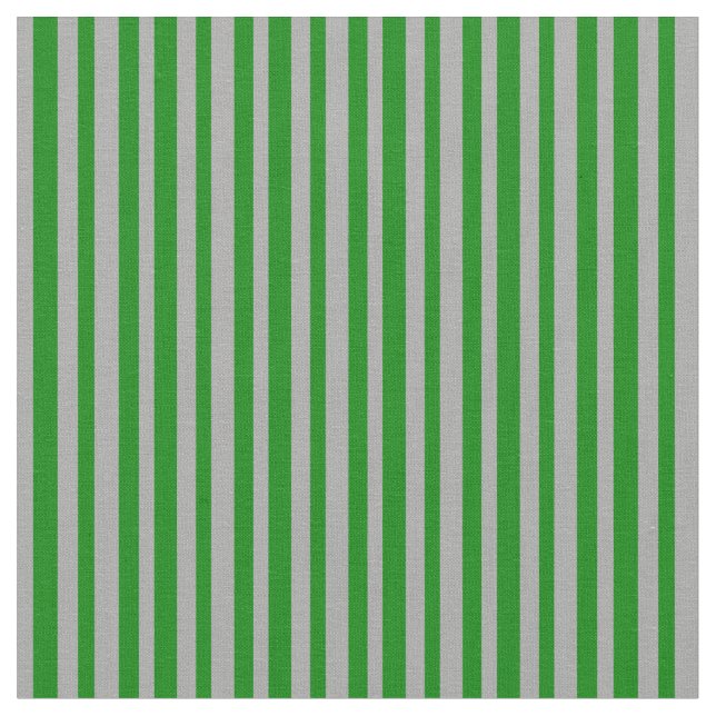 Tissu Gris vert et gris foncé Motif rayé/lin (Fermer)