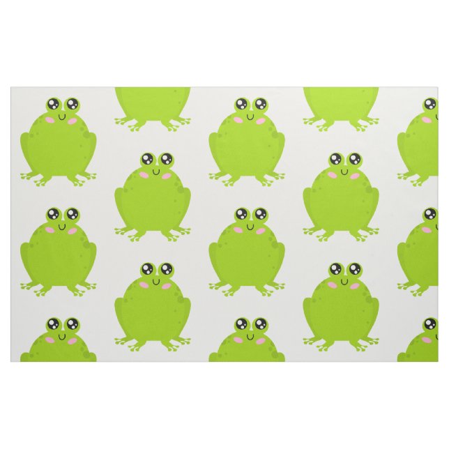 Tissu Grosse grenouille mignonne (Fat Quarter)