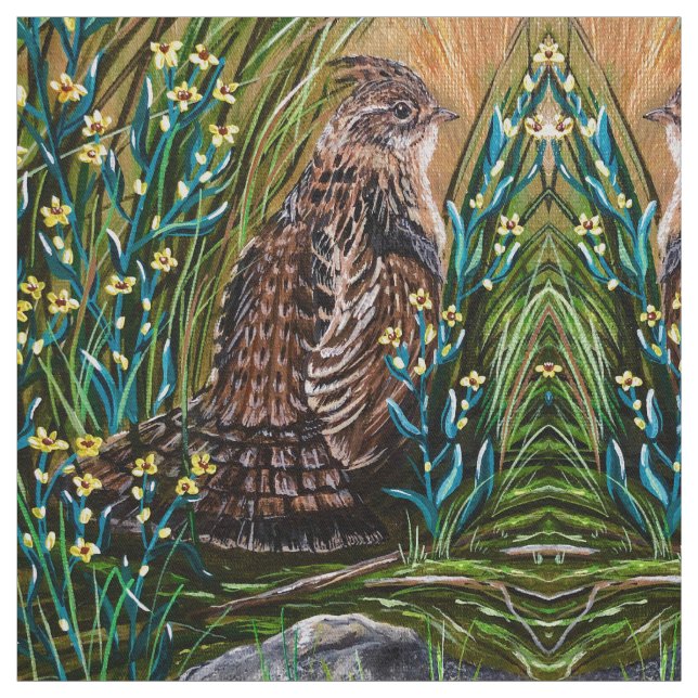 Tissu Grouse de chute (Échantillon)