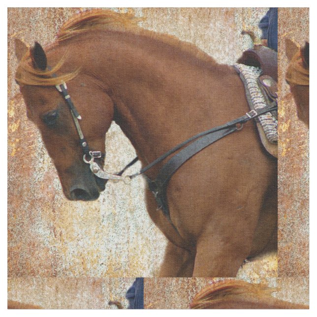 Tissu Grunge Western Horse (Fermer)