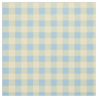 Tissu Guingan de bleus layette et de jaune
