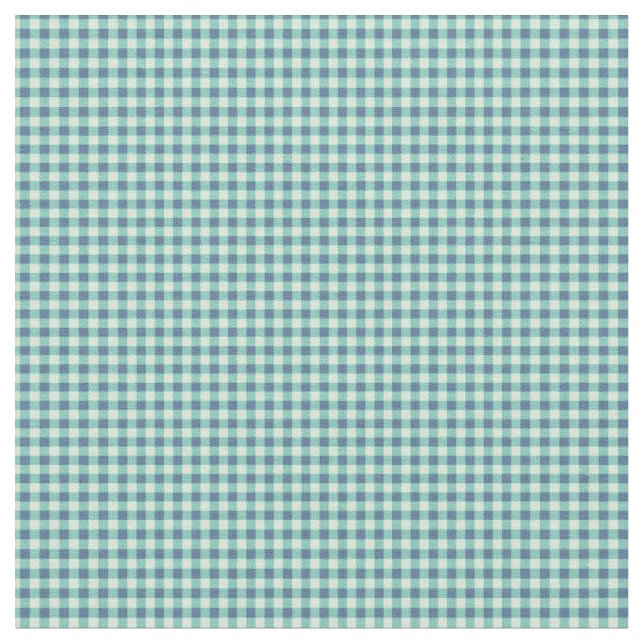 Tissu Guingan vert turquoise lumineux (Fermer)