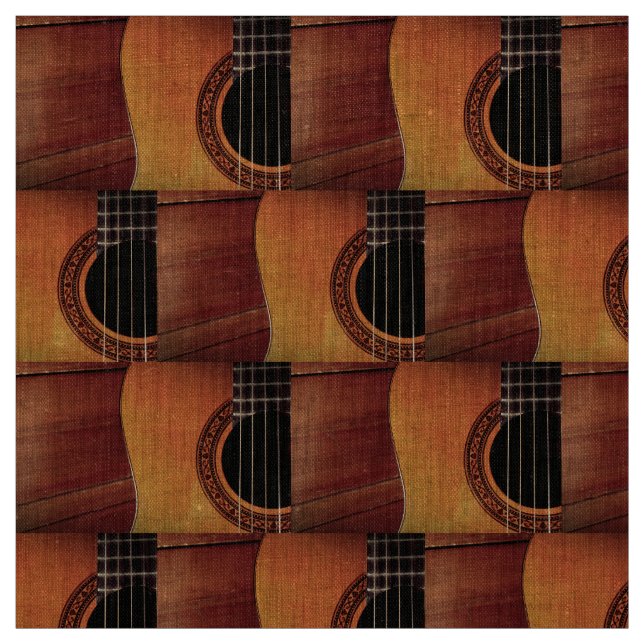 Tissu Guitare acoustique (Échantillon)