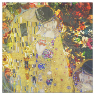 Tissu Gustav Klimt est l'HOMME D'ART Kiss_EDITED