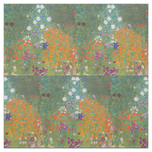 Tissu Gustav Klimt Fleur Jardin Cottage Nature