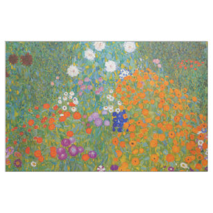 Tissu Gustav Klimt - Jardin des fleurs