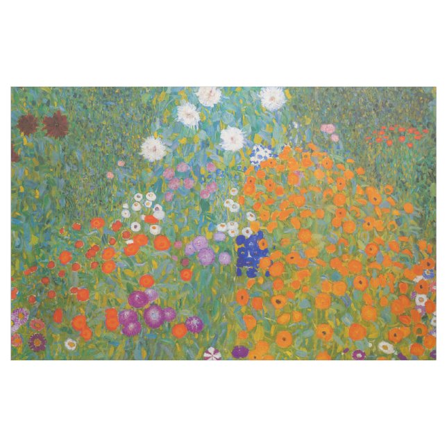 Tissu Gustav Klimt - Jardin des fleurs (Yard)