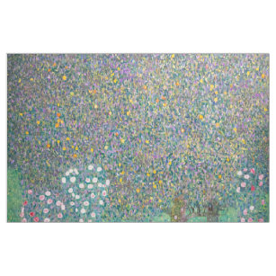 Tissu Gustav Klimt - Rosiers sous les arbres